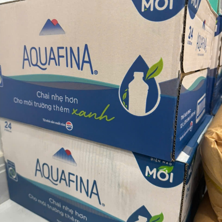THÙNG NƯỚC SUỐI AQUAFINA TINH KHIẾT 500ML