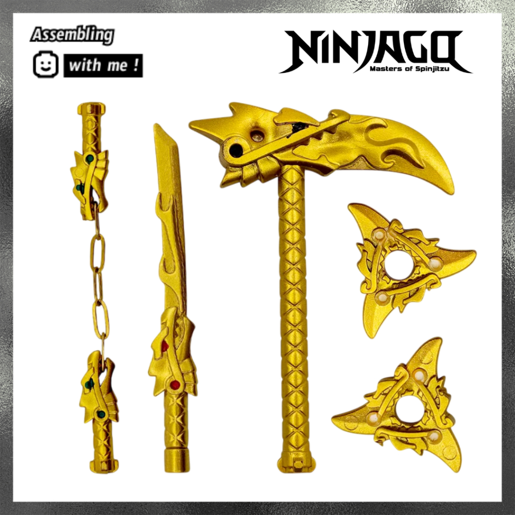[Bản đẹp] Đồ chơi lắp ráp vũ khí Ninjago Pilot tứ thần binh khí - phụ kiện trang trí cho Minifigures