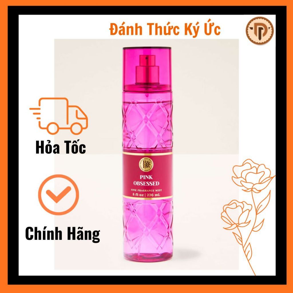 Xịt thơm toàn thân Body Mist Bath and Body Works Pink Obsessed