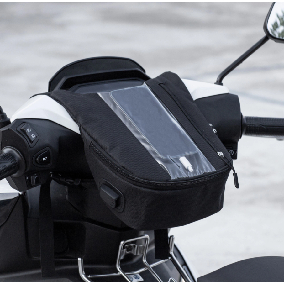 Túi Grab Treo Đầu Xe Máy Cảm Ứng Điện Thoại, Xem Google Map Tiện Lợi