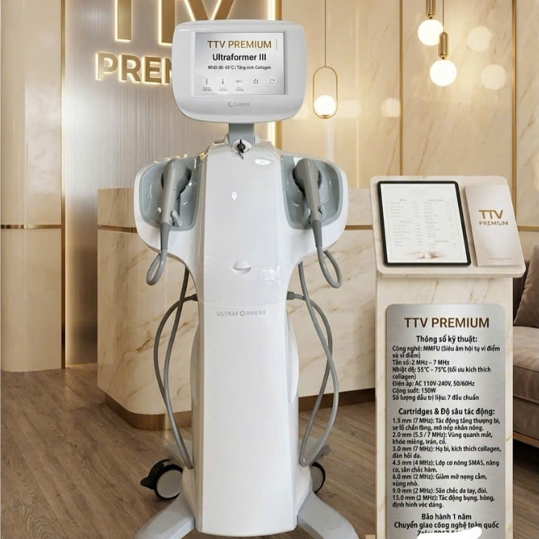 MÁY NÂNG CƠ TRẺ HÓA HIFU 7D ULTHERAPY, XÓA NHĂN TRẺ HÓA HIỆU QUẢ