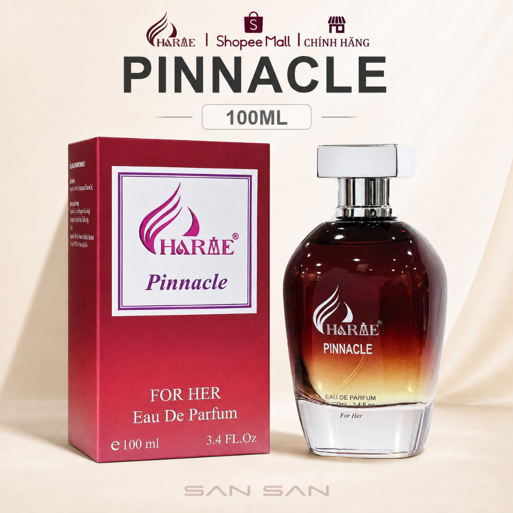Nước Hoa Nữ Charme Pinnacle 100ml Chính Hãng _ Hương Phấn Thơm Quyến Rũ, Nhẹ Nhàng