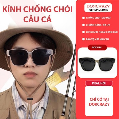 Kính Râm Câu Cá Phân Cực DOKCRAZY SKINO Lồng Ngoài Cho Người Đeo Gọng Kính, Đeo Thể Thao Unisex, Nhẹ Dễ Đeo, Chống UV400