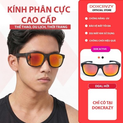 Kính Râm Phân Cực CAO CẤP DOKCRAZY POLAR Thể Thao Hoạt Động Ngoài Trời Thích Hợp Đeo Đi Chạy Bộ Đường Dài, UV400