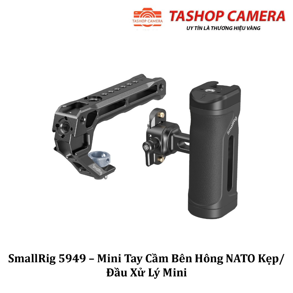 SmallRig 5949 Mini Tay Cầm Bên Hông NATO Cho Máy Ảnh Camera Cage – Side Handle Mini