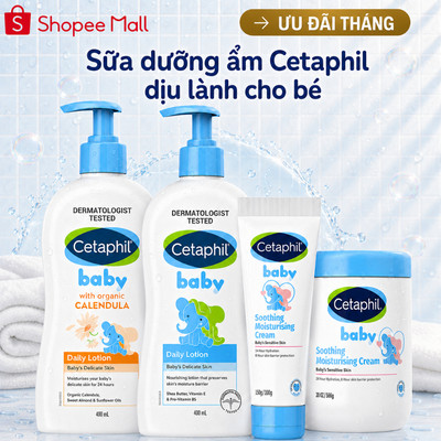 Kem Dưỡng Ẩm Cetaphil Moisturising Cream & Lotion Dịu Nhẹ 50G - 118ML - 200ML