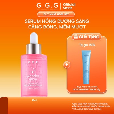 [ MUA 1 TẶNG 1 ] Serum Hồng 5% Niacinamide Dưỡng Sáng, Căng Bóng & Giảm Thâm Sạm GGG 40ml
