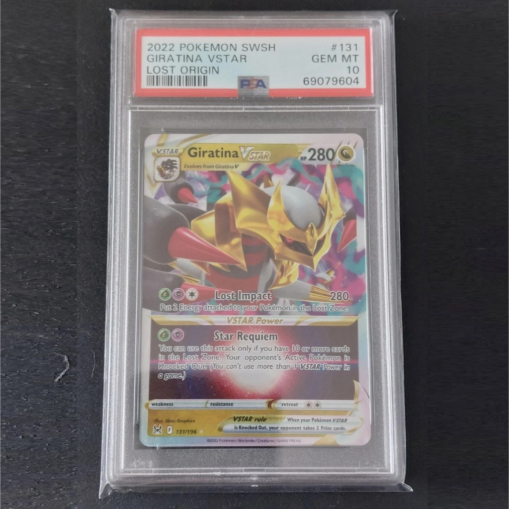 Thẻ PSA10 Giratina VSTAR 131 196 Lost Origin Holo Pokemon D40 11c