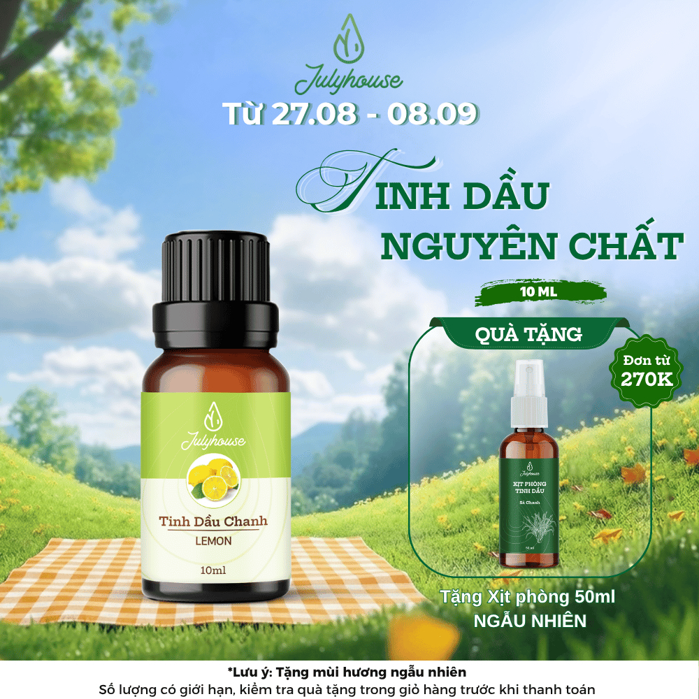 Tinh dầu Chanh 10ml Julyhouse