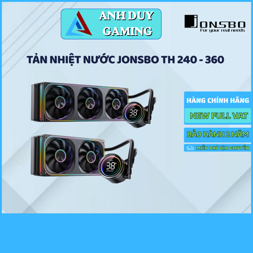 Jonsbo Tản nhiệt nước AIO TH 240 / TH 360 | New Chính Hãng | Bảo Hành 2 Năm