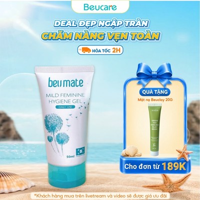 Dung dịch vệ sinh làm sạch cốc nguyệt san BeUmate chính hãng, mùi hương dịu nhẹ 50ml