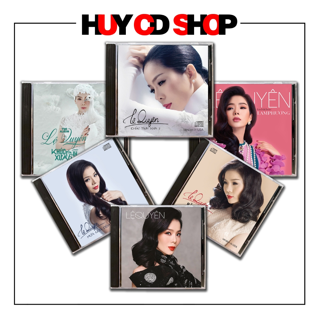 Đĩa CD tiếng hát Lệ Quyên - Đĩa lòng trắng - Nhạc trẻ - Nhạc vàng Bolero - Nhạc trữ tình