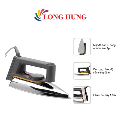 Bàn ủi khô Philips HD1172/01 - Hàng chính hãng