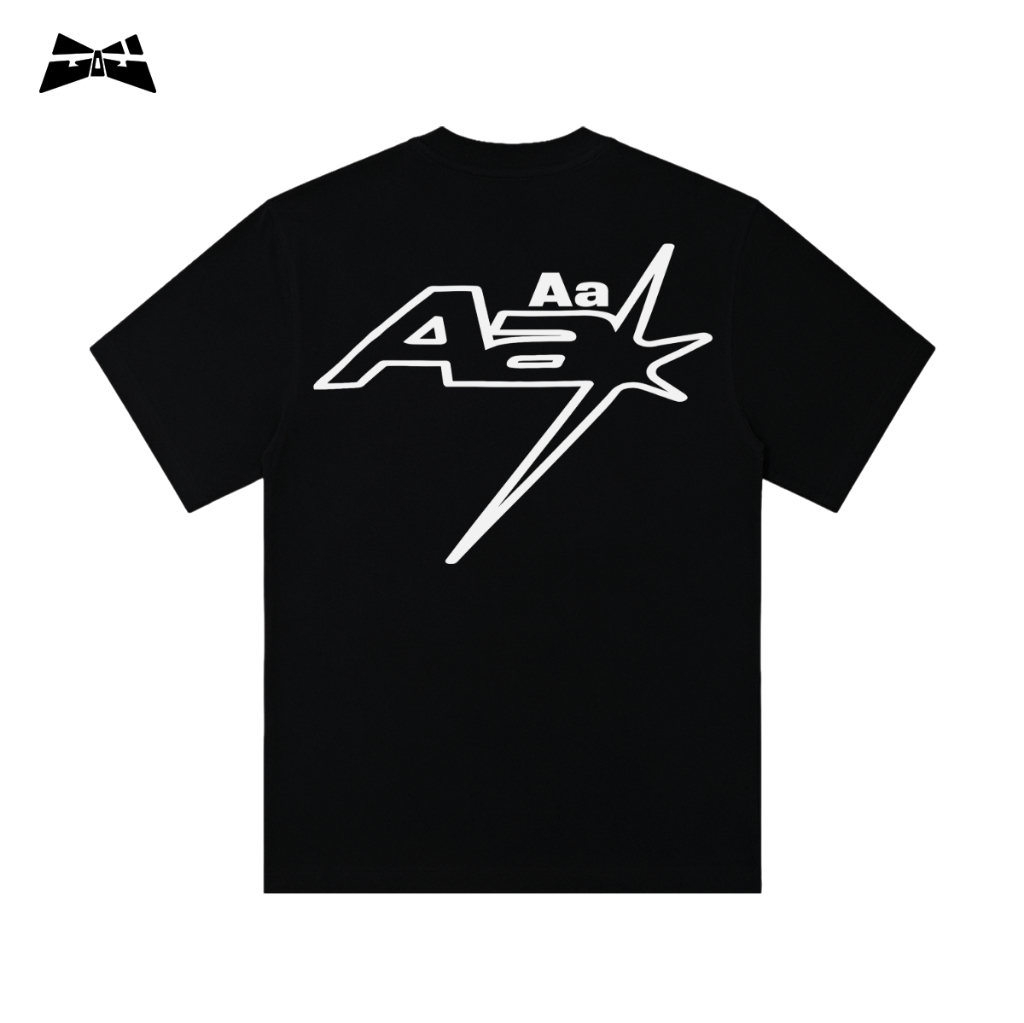 ÁO THUN ABSTRACT MONOGRAM LIGHTNING GRAPHIC COTTON CAO CẤP FORM RỘNG UNISEX