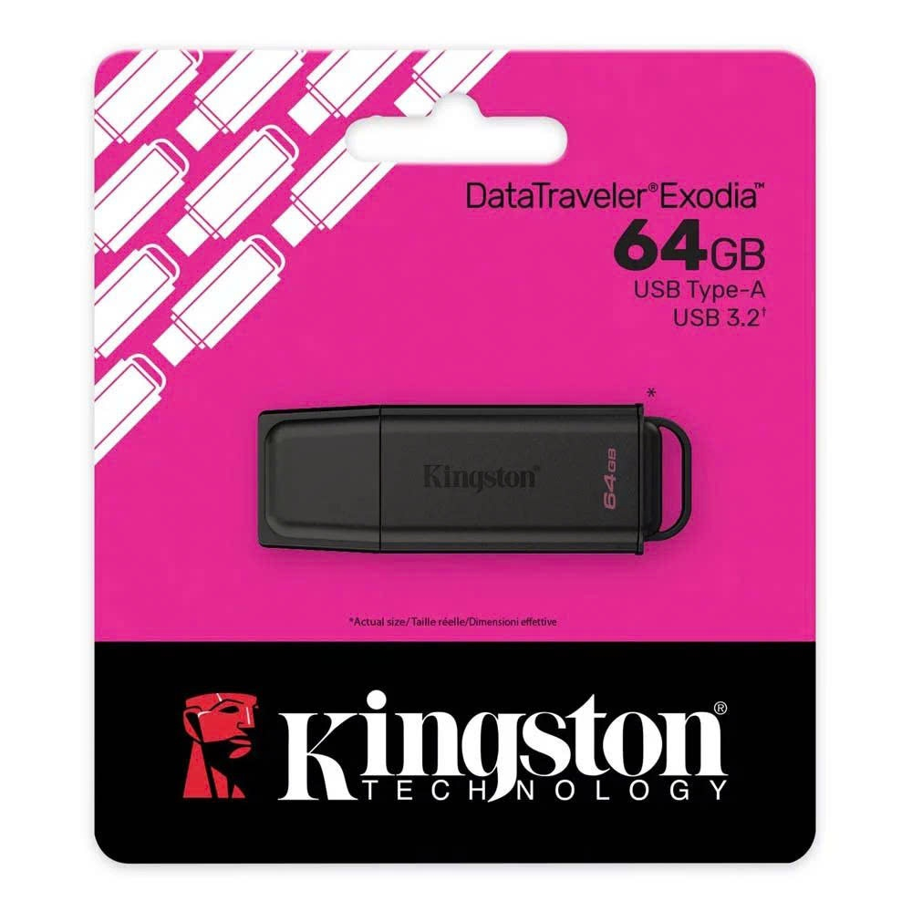 USB 64GB Kingston DataTraveler Exodia DTX/64GB (USB 3.2) - Hàng Chính Hãng