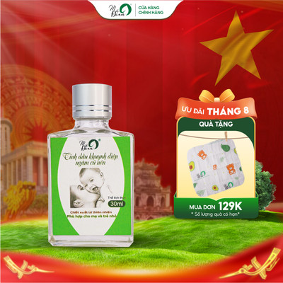 Tinh Dầu Khuynh Diệp Ngâm Củ Nén Mệ Đoan 30ml - Giữ Ấm Và Bảo Vệ Hô Hấp Cho Bé
