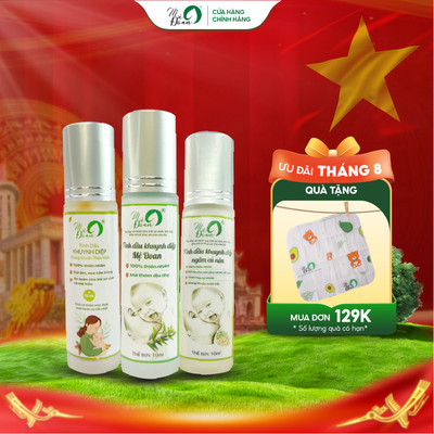 Tinh Dầu Khuynh Diệp Bi Lăn Mệ Đoan 10ml Giữ Ấm Phòng Cảm Lạnh, Thiết Kế Nhỏ Gọn Tiện Lợi