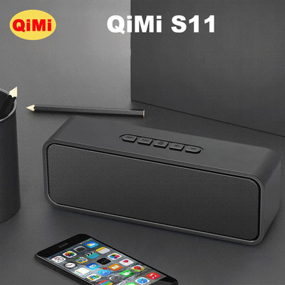 Loa Bluetooth S11 -  Kết Nối 2 Loa Cùng Lúc, Đa Dạng Cách Kết Nối, Pin Trâu, Âm Thanh Stereo