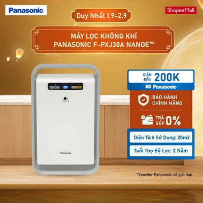 Máy lọc không khí Panasonic F-PXJ30A  nanoe™ - Bộ lọc khử mùi Super nano - Hàng chính hãng