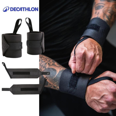 Đai quấn cổ tay tập gym DECATHLON Xám mã 8588907