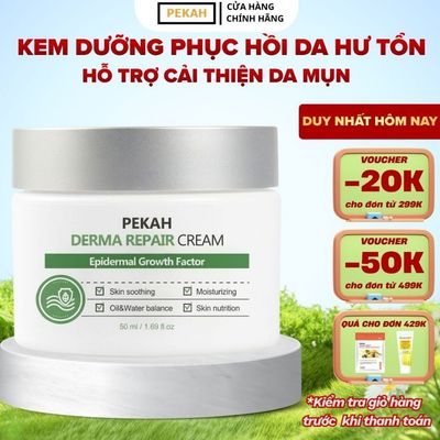Kem dưỡng phục hồi da PEKAH tái tạo da Derma Repair Cream 50ml Pekah Official Store