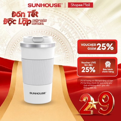 Cốc giữ nhiệt Snappy 500 ml Sunhouse KS-TU500SW