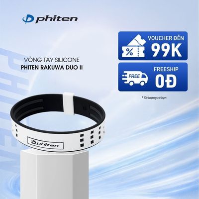 Vòng Tay Thể Thao Phiten Rakuwa Bracelet Duo II Hỗ Trợ Vận Động