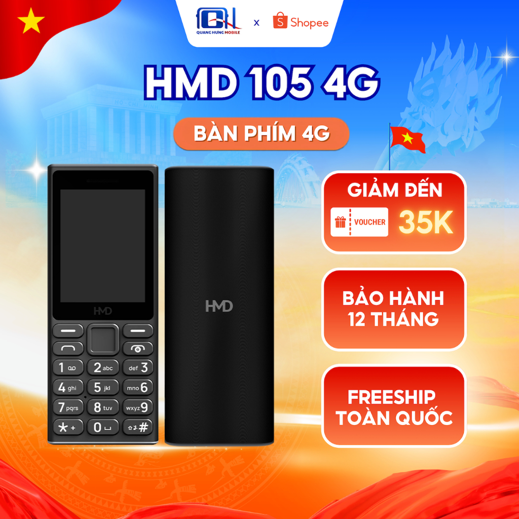 Điện Thoại Nokia HMD 105 4G - Hàng Chính Hãng