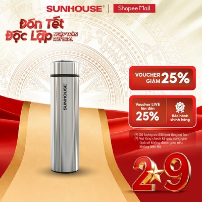 Bình giữ nhiệt Inox 304 SUNHOUSE 450ml KS-TU450I