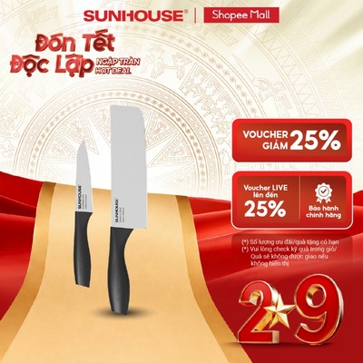 Bộ dao 2 chiếc Eco Family SUNHOUSE KS-KN2E1
