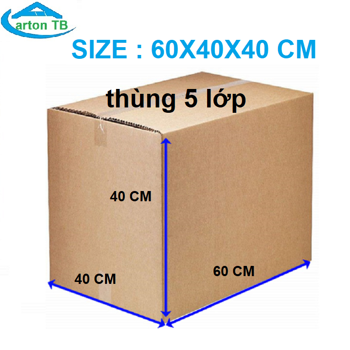 (combo 10 ) thùng carton to size 60x40x40 cm - thùng carton chuyên dùng dọn nhà