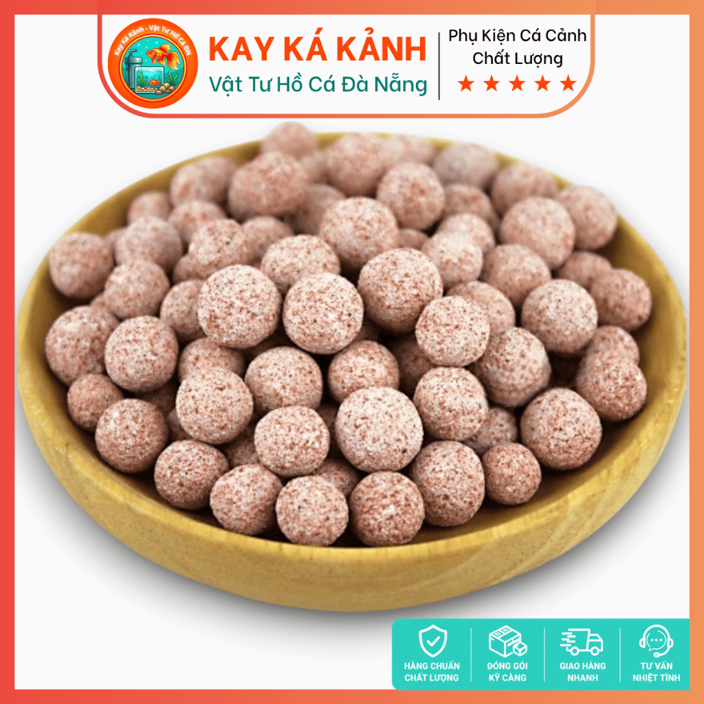 (500g – 1000g) Sứ Bi Đài Loan Cao Cấp Nhập Khẩu | Vật Liệu Lọc Vi Sinh Cho Bể Mini, Thủy Sinh