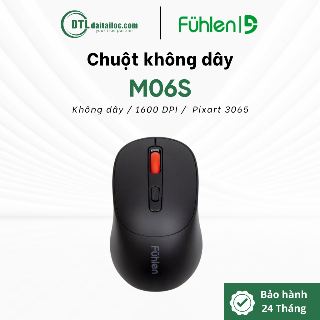 Chuột không dây Fuhlen M06S | Chính Hãng | Bảo Hành 24 Tháng