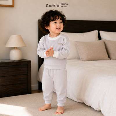 Bộ Giữ Nhiệt Cho Bé COOKIE, Bộ Chui Đầu Phối Lé Vải Giữ Nhiệt CHo Bé Từ 6 Tháng Đến 5 Tuổi 2026