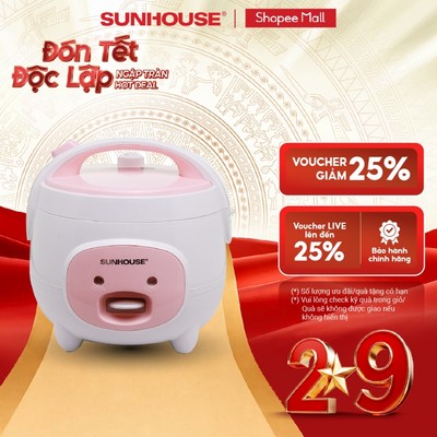 Nồi cơm điện SUNHOUSE 1.8L SHD8607W