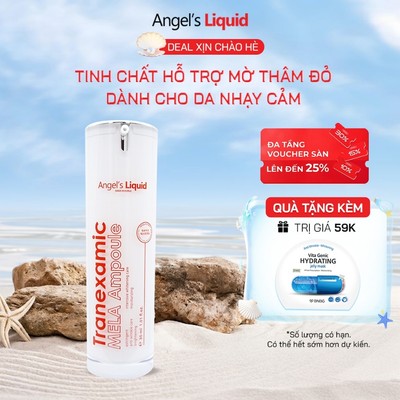 Tinh Chất Hỗ Trợ Mờ Thâm Đỏ Cho Da Nhạy Cảm Angel's Liquid Tranexamic Mela Ampoule 30ml (TRẮNG)