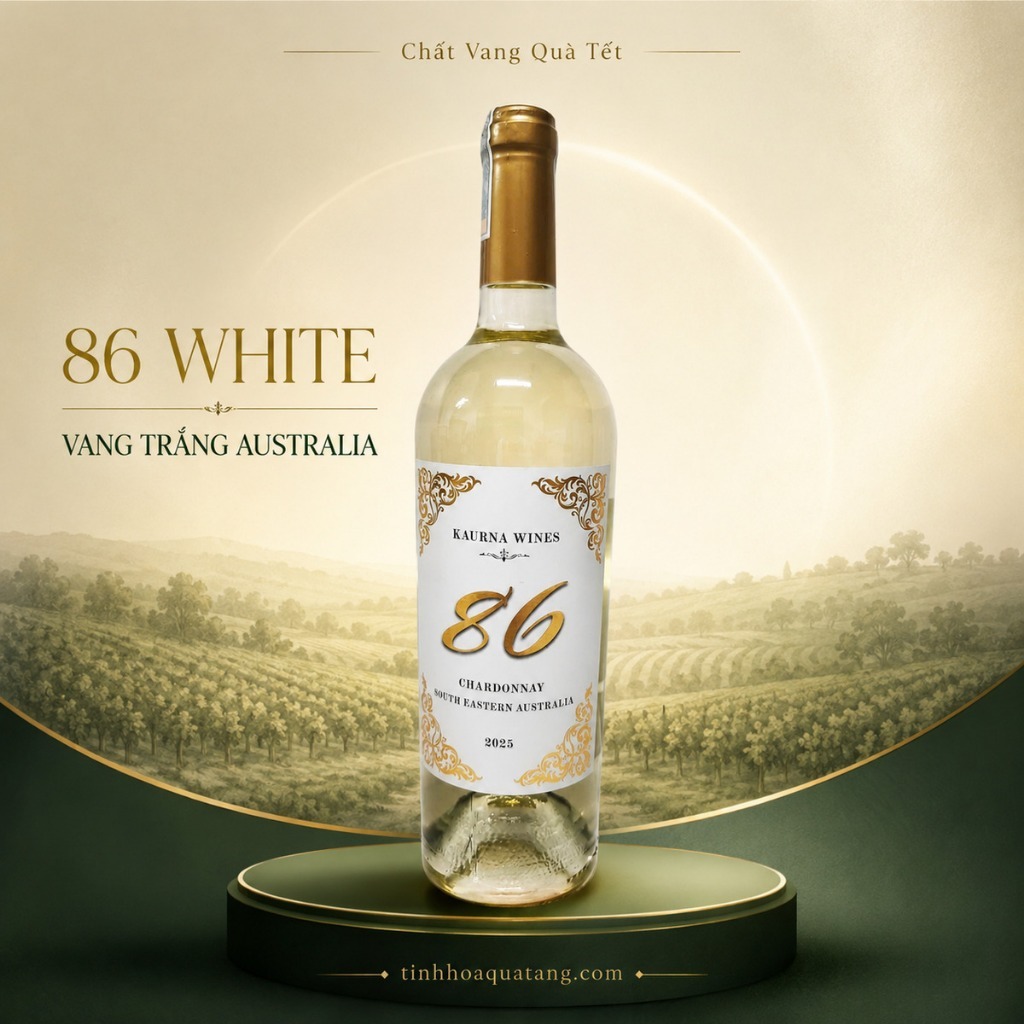 Rượu Vang Trắng Australia 86 12,5% 750ml