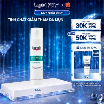 Tinh chất giúp giảm thâm mụn và dưỡng sáng da Eucerin® DermoPure Clinical Triple Action 40ml | Skincare