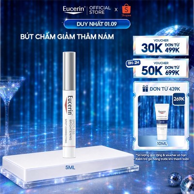 Bút chấm giảm đốm nâu sau 2 tuần Eucerin Spotless Brightening Spot Corrector 5ml | Skincare