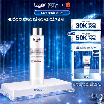 Nước dưỡng da sáng & cấp ẩm cho da Eucerin Boosting Essence 100ml | Skincare