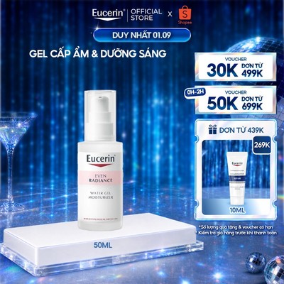 Gel cấp ẩm và giúp cải thiện tông màu da Eucerin Even Radiance Water Gel Moisturizer 50ml | Skincare