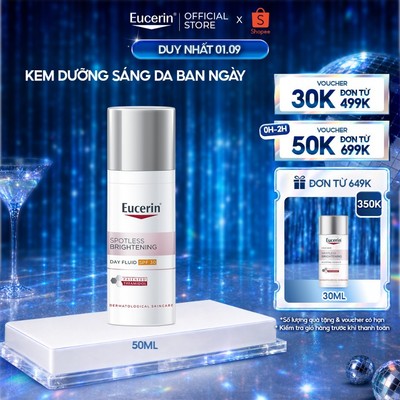 Kem dưỡng ngày giảm thâm nám & sáng da Eucerin Spotless Brightening SPF30 50ml | Skincare