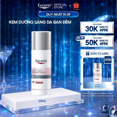 Kem dưỡng đêm giảm thâm nám & sáng da Eucerin Spotless Brightening 50ml | Kem dưỡng sáng da | Skincare