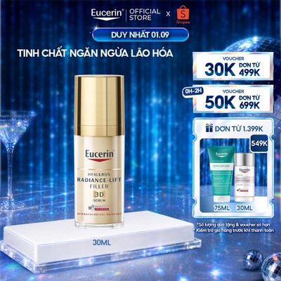 Tinh chất ngăn ngừa lão hóa Eucerin Hyaluron [HD] Radiance-Lift Filler 3D Serum 30ml | Skincare