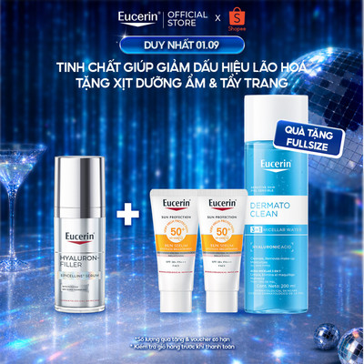 Tinh chất giúp giảm dấu hiệu lão hóa Eucerin Hyaluron-Filler Epicelline Serum 30ml | Ngăn ngừa lão hóa | Skincare
