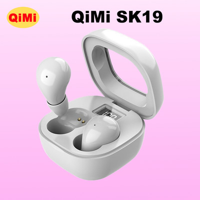 Tai Nghe Mini Không Dây SK19 - Ẩn Trong Tai, Màn LED Hiển Thị Pin, Độ Trễ Thấp, Âm Thanh Hay