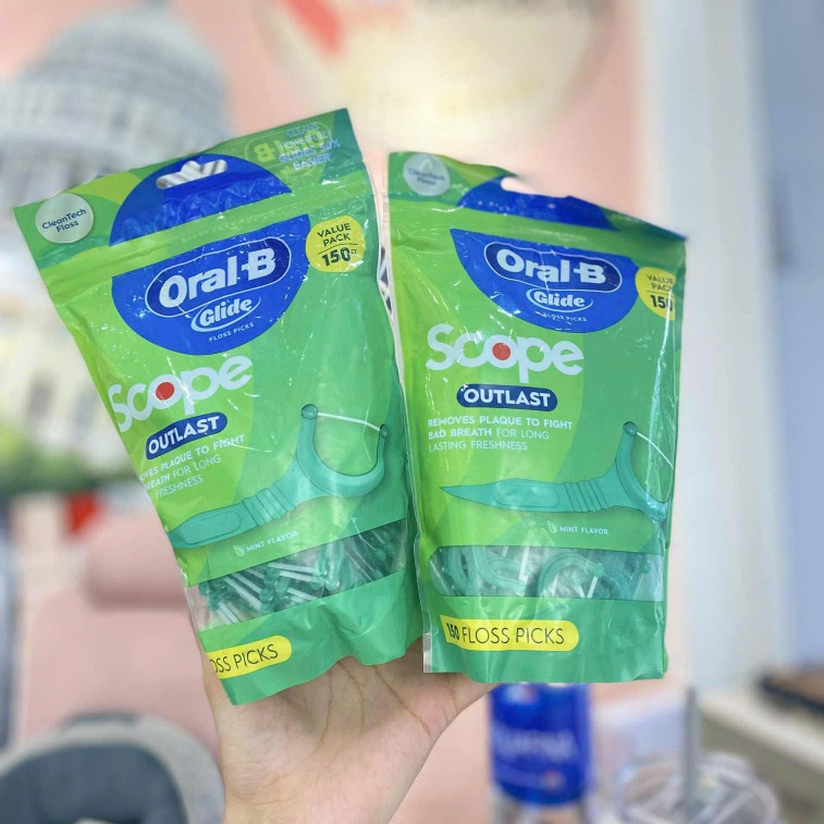 Tăm chỉ glide oral b