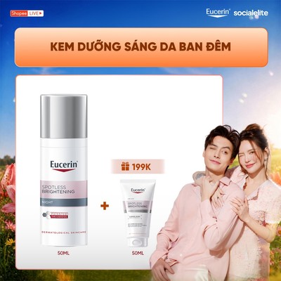 [Tuấn Dương x Eucerin] Kem dưỡng đêm giảm thâm nám & sáng da Eucerin Spotless Brightening 50ml