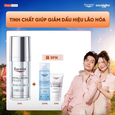 [Tuấn Dương x Eucerin] Tinh chất giúp giảm dấu hiệu lão hóa Eucerin Hyaluron-Filler Epicelline Serum 30ml