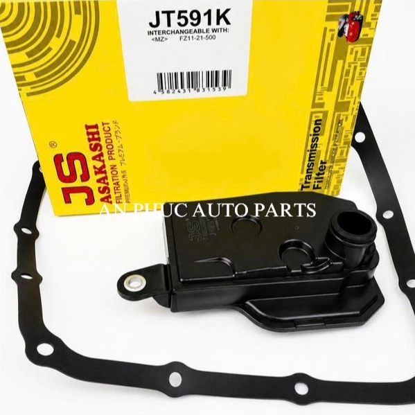 Lọc nhớt hộp số tự động cho Mazda 2 1.5L 2014-2024 hiệu JS Asakashi Nhật JT591K FZ11-21-500